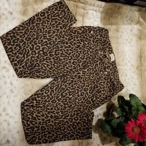 J Crew Leopard jeans
